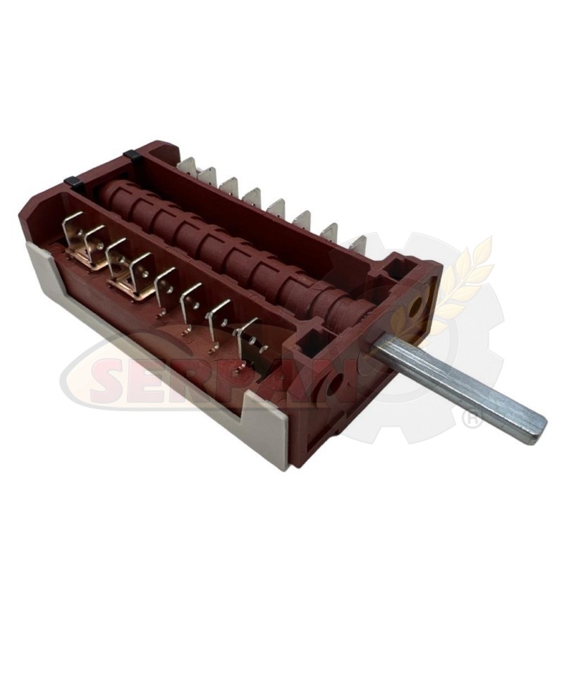 CONMUTADOR SMEG / FOEM RFF504 811730383 4034/6A 4034/1A  SMEG:  Alfa135B1, Alfa135BM, Alfa135VM, Alfa135X,