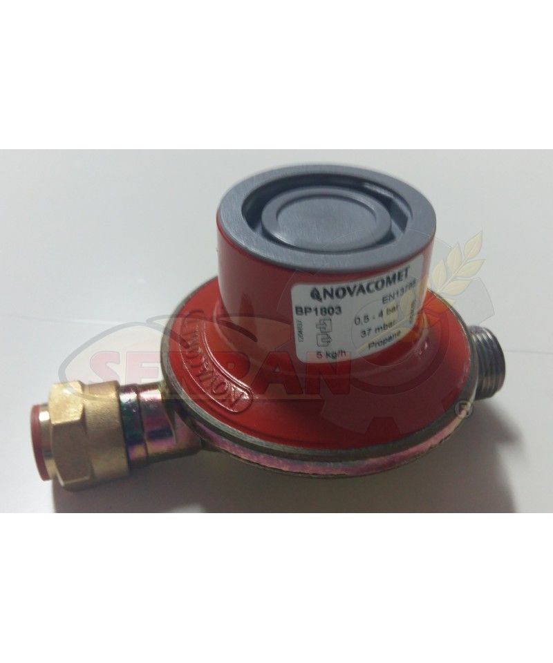REDUCTOR DE PRESIÓN NOVACOMET ENTRADA 0,5 a 4bar / SALIDA 37mbar M20/150 5KG/H