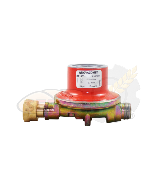 REDUCTOR DE PRESIÓN NOVACOMET ENTRADA 0,5 a 4bar / SALIDA 37mbar M20/150 5KG/H