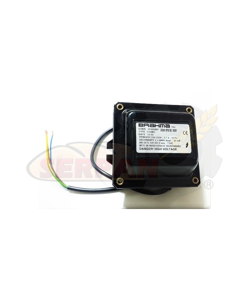 TRANSFORMADOR BRAHMA T16/MC CODE 15360001 QUEMADOR FLAXMER LE 8