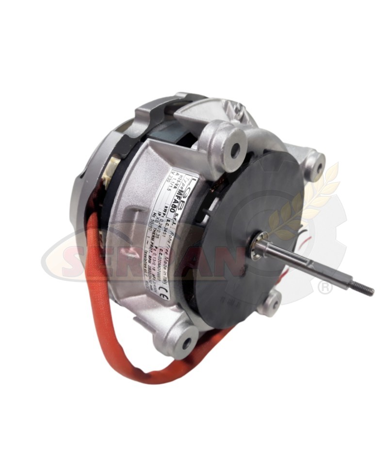 MOTOR LGB MFA80H25-VA EJE Ø8mm HORNO DOBRA / SMEG / GIORIK / CSB...
