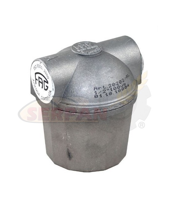 FILTRO GASOLEO ALUMINIO FAG 3/8" 40KG/H 20151/AL