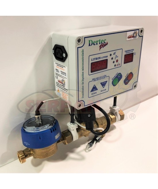 DOSIFICADOR DE AGUA CUENTALITROS AGUA  APEIPAM PARA PANADERIA PASTELERIA DERTEC PLUS 20