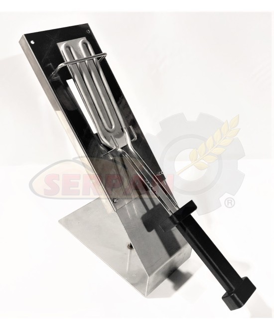 SOPORTE SOBREMESA PARA PALA QUEMADOR PASTELERIA ACERO INOXIDABLE PALA QUEMADOR PASTELERIA