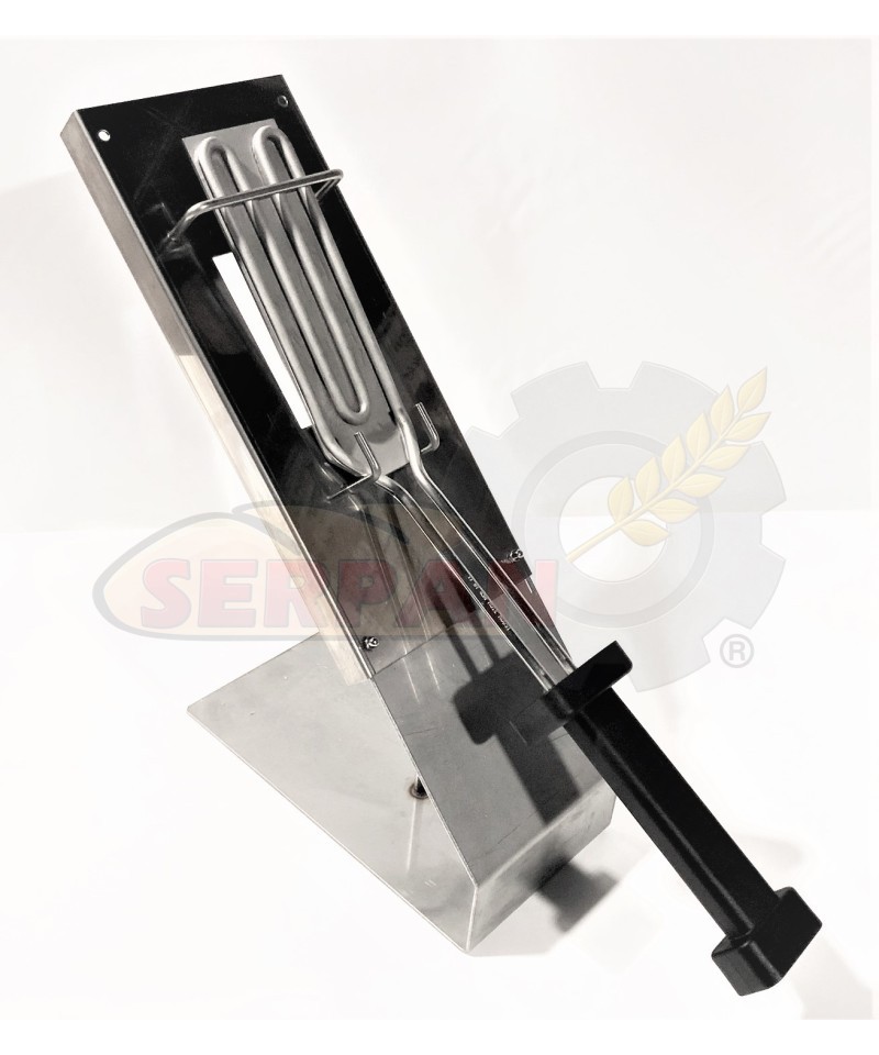 SOPORTE SOBREMESA PARA PALA QUEMADOR PASTELERIA ACERO INOXIDABLE PALA QUEMADOR PASTELERIA