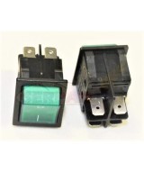 INTERRUPTOR BIPOLAR VERDE 230V 16A 30x22mm