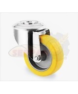 RUEDA PARA HORNO ANTICALÓRICA ANTIRUIDO AGUJERO PASANTE 100MMØ ACERO INOXIDABLE