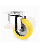 RUEDA PARA HORNO ANTICALÓRICA ANTIRUIDO PLATAFORMA 100 MMØ ACERO INOXIDABLE