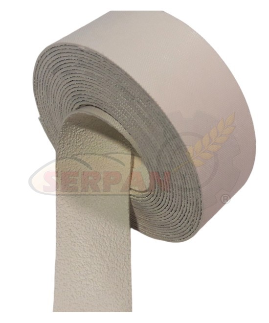 CINTA ARRUGADA PARA FORRAR RODILLOS PARA EL ARRASTRE DE LA LONA 50x1,5mm SUBAL, MAPANVA, CSM, BONGAR