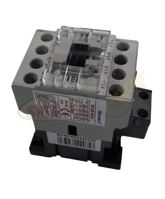 CONTACTOR REVALCO 4 POLOS N/O 40A 230V 63A EN AC1 PARA HORNO UNOX , SALVA , RMG , FM , GIORIK , CONBEQ , DOBRA , SMEG....