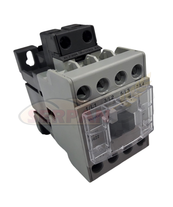 CONTACTOR REVALCO 4 POLOS N/O 22A 230V 40A AC1 PARA HORNO CONVECCIÓN