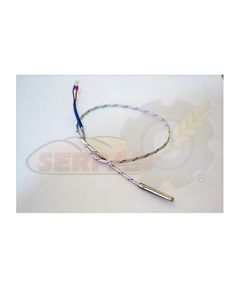 Termopar tipo J Longitud 500mm ; Bulbo 26mm ; Ø3mm