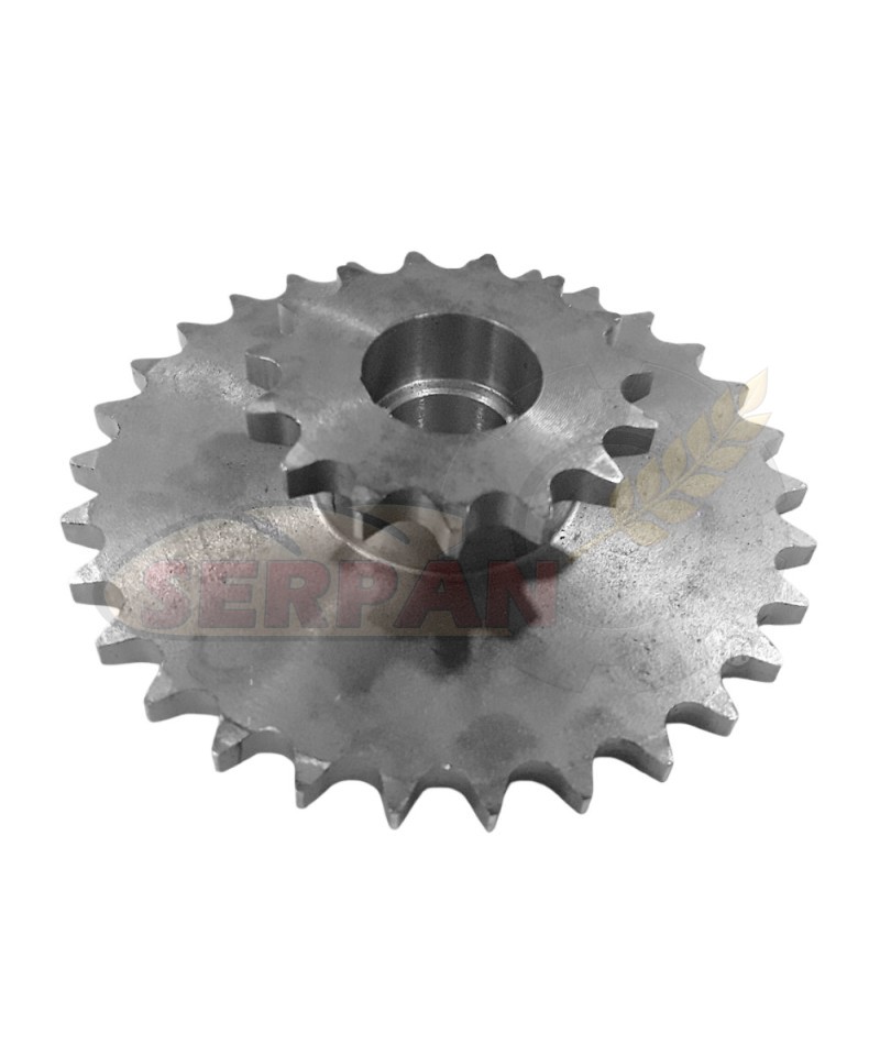 PIÑON DOBLE PARA FORMADORA SUBAL Z15 / Z30 3/8" MONTANA