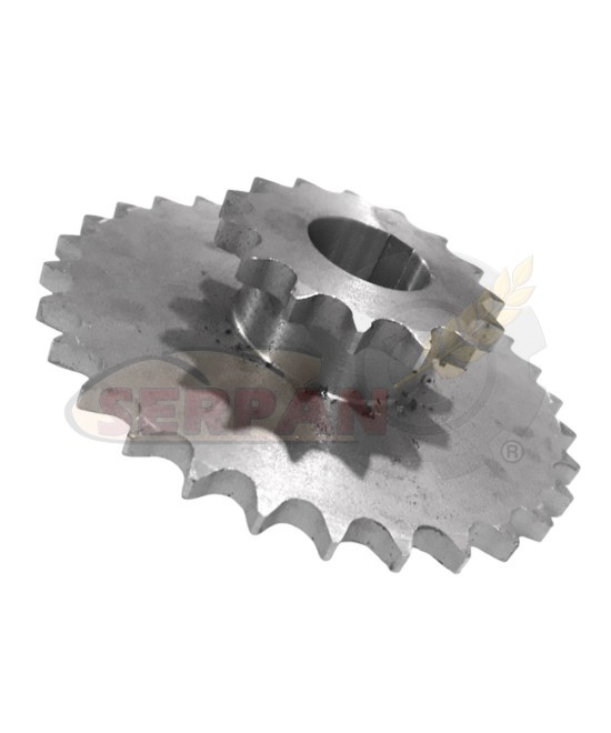 PIÑON DOBLE PARA FORMADORA SUBAL Z15 / Z30 3/8" MONTANA