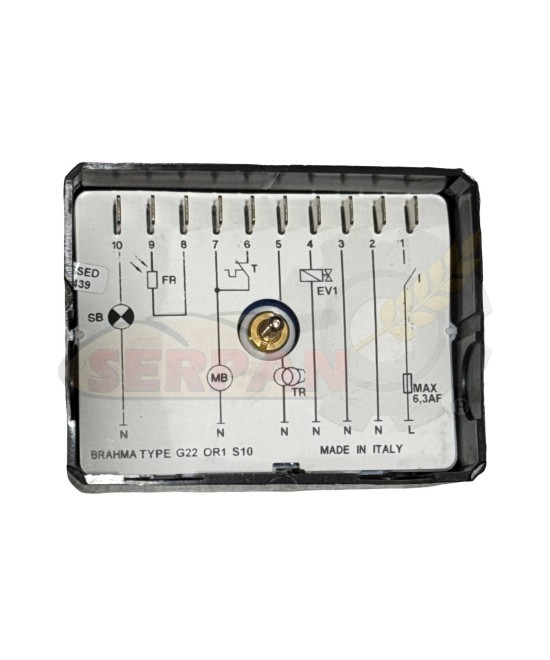 BRAHMA G22 18049300 TW10 TS10 G 22/07 TW10 TS10 18048002 G22/09 CENTRALITA QUEMADOR FLAXMER LE8 LE15 LE20
