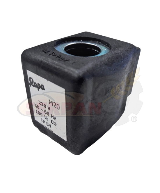 BOBINA RAPA M20 14W ELECTROVÁLVULA VAPOR PARA HORNO TERMOPAN