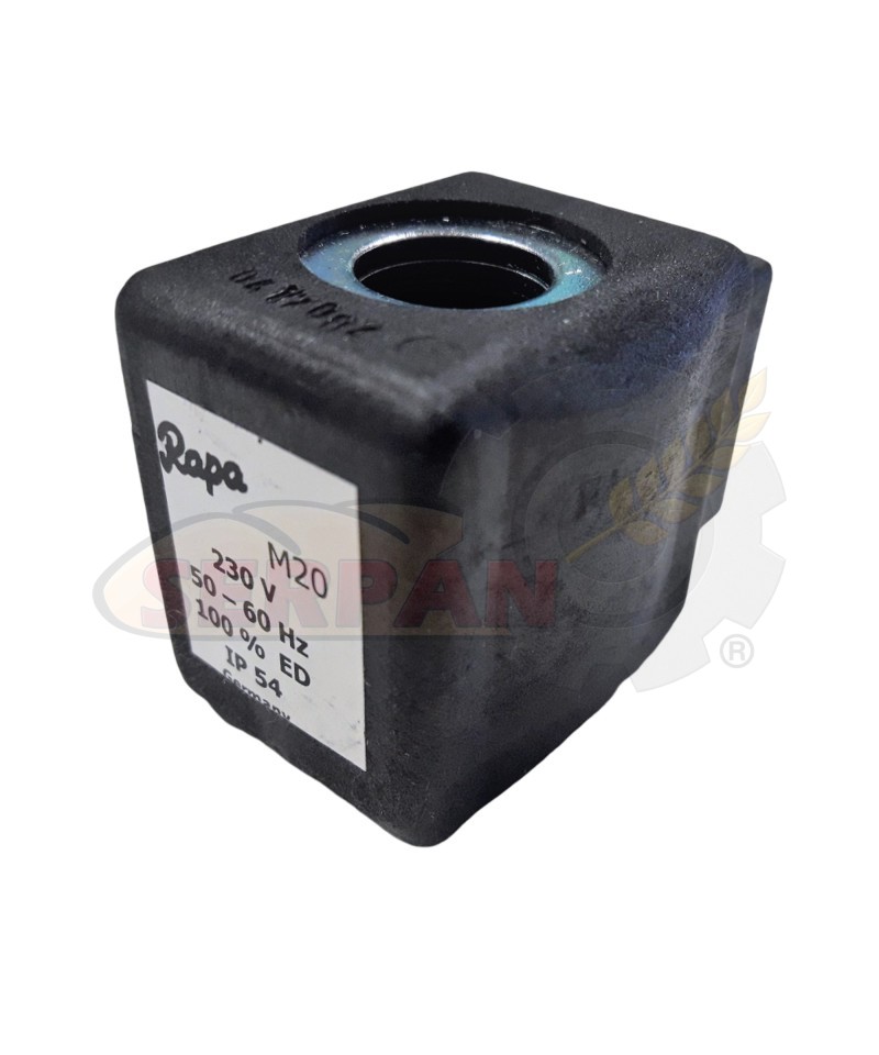 BOBINA RAPA M20 14W ELECTROVÁLVULA VAPOR PARA HORNO TERMOPAN