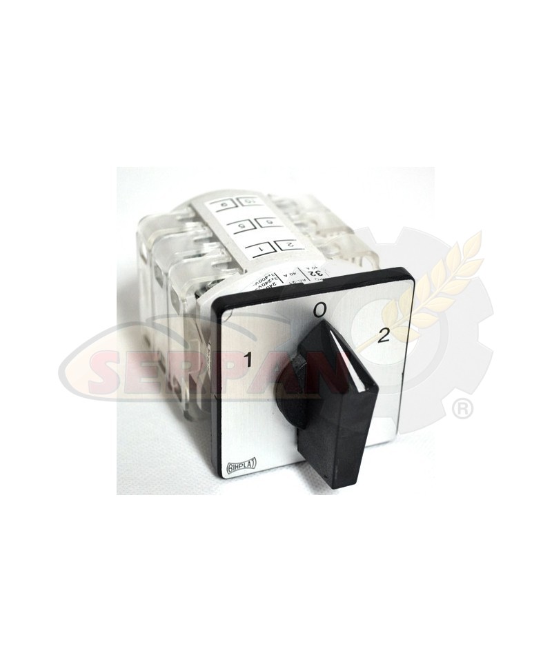 TELERGON T32 T000320042E1N1 BIHPLAT V32  B-212 1-0-2 32A T32 64x64mm AMASADORA PEDRO PRAT