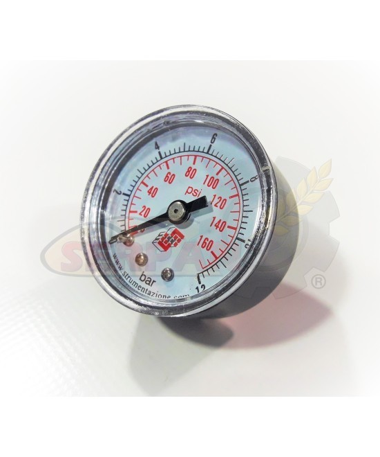 MANÓMETRO Ø40 1/8" 0-12Kgr CAJA PLÁSTICO