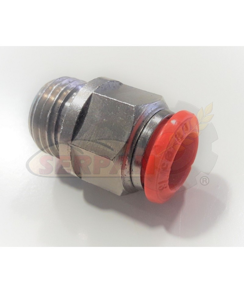 RACOR RECTO NEUMÁTICO 1/8" TUBO Ø8mm