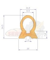 GOMA PUERTA HORNO EUROPA VOLTA-C BURLETE HORNO EUROPA GOMA PUERTA HORNO ALTA TEMPERATURA