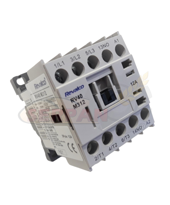 MINICONTACTOR REVALCO 12A 3P+N/O 230VAC