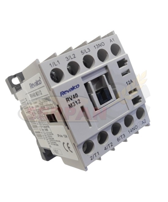 MINICONTACTOR REVALCO 12A 3P+N/O 24VAC