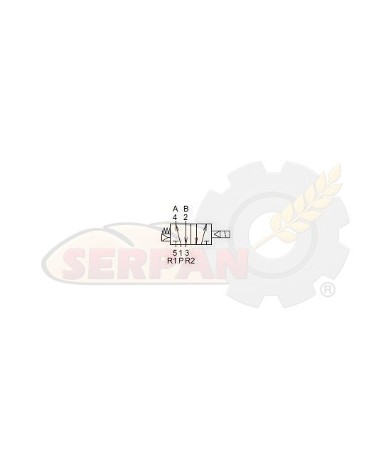 ELECTROVÁLVULA MINDMAN 1/4" 5 VIAS MONOESTABLE 230Vac