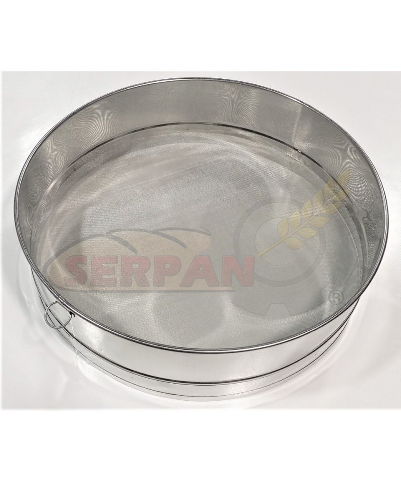 CEDAZO CRIBA PASTELERIA AZUCAR SEMILLAS PANADERIA INOXIDABLE Ø40 PASO 25 LUZ 0,75mm