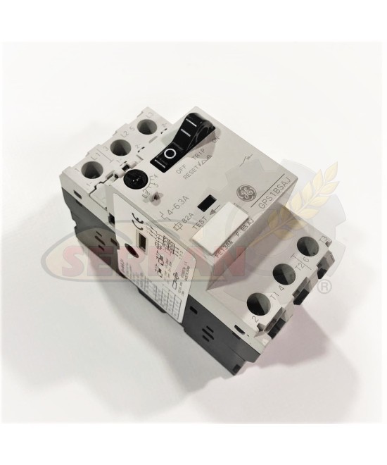 DISYUNTOR GENERAL ELECTRIC 4-6,3A GPS1BSAJ  PROTECCION MOTOR PESADORA SUBAL CSM