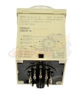 TEMPORIZADOR OMRON H3CR-A 24-48VAC / 12-48VDC CONEXIÓN 11  PÌN NAIS PM4H MULTIRANGE TIMER ATC12103