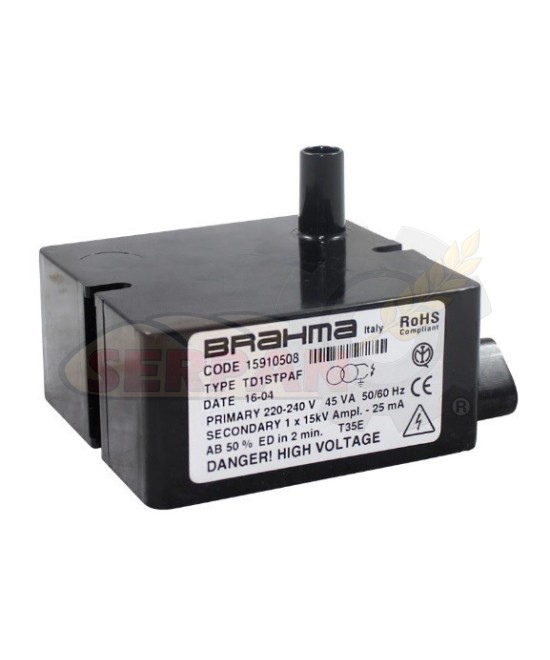 TRANSFORMADOR  ENCENDIDO BRAHMA TD1STPAF HORNO SALVA SIROCCO 15910508