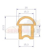 Goma para puerta horno THT STOX87