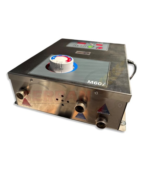 CUENTA LITROS DERTEC PLUS 60 INOX MEZCLADOR AGUA AUTOMÁTICO
