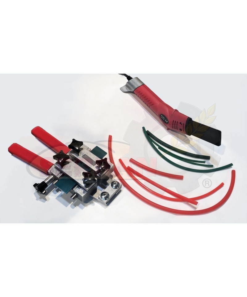 KIT SOLDADOR CORDONES Y CORREAS TERMOSOLDABLES (SOLDADOR + PINZA + ACCESORIOS)