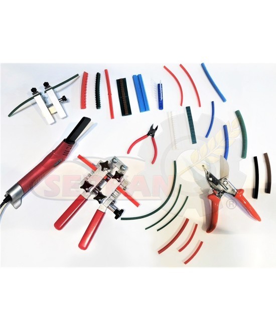 KIT SOLDADOR CORDONES Y CORREAS TERMOSOLDABLES (SOLDADOR + PINZA + ACCESORIOS)