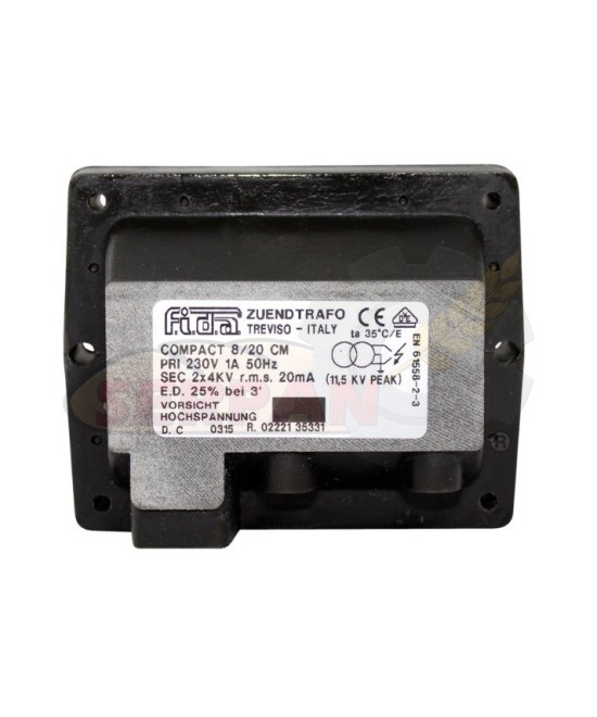 TRANSFORMADOR FIDA COMPACT 8/20 CM 1A SEC 2x4Kv R.M.S 20mA