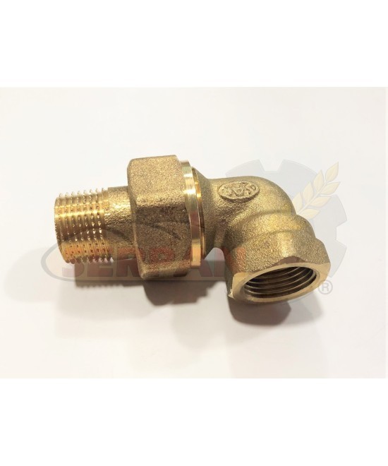 HORNO REVENT BEGESA CODO CONEXIÓN MACHO-HEMBRA 3/8" 90º TUBO VAPORIZADOR HORNO COMAP 490103 3107U