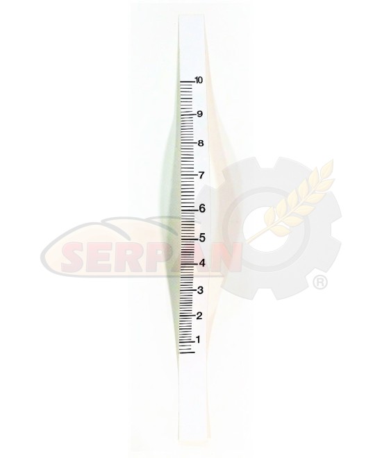 PEGATINA INDICADOR DISCO PESO PESADORA SUBAL CSM ESCALA 1 A 10