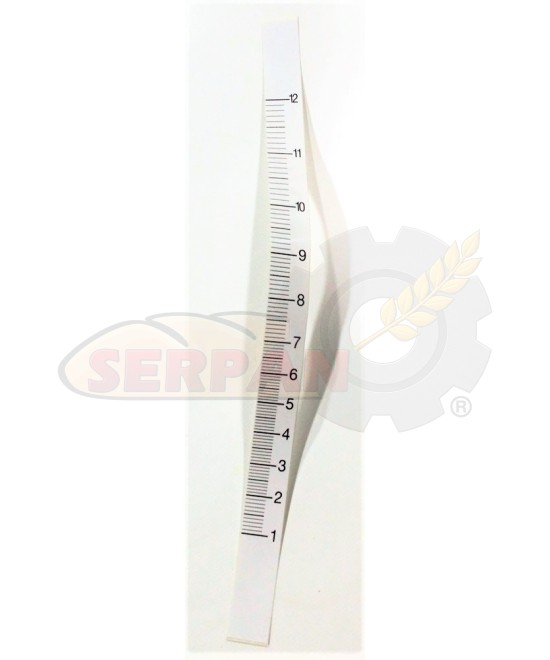 PEGATINA INDICADOR DISCO PESO PESADORA SUBAL CSM ESCALA 1 A 12