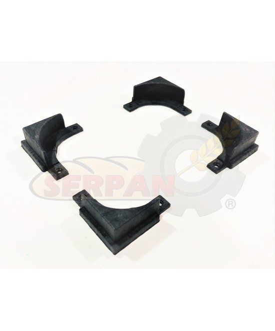 KIT ESCUADRAS POLIAMIDA SUJECCION GOMA PUERTA HORNO FM