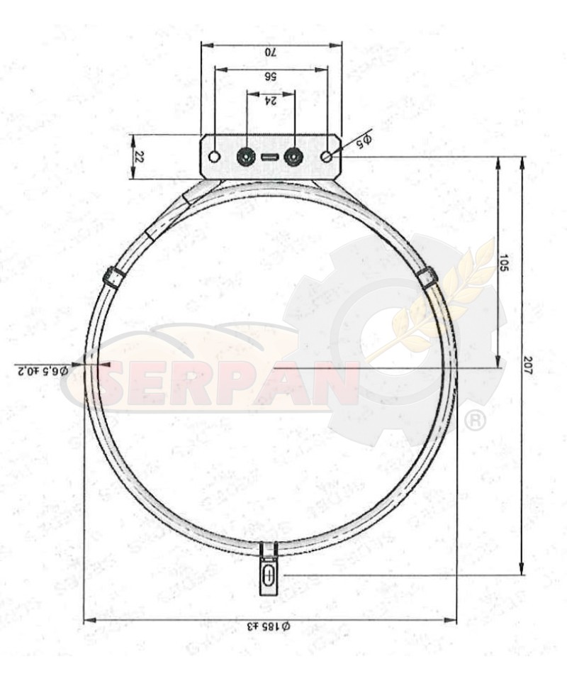 RESISTENCIA 3000W HORNO CONBEQ AGATHA-C NO TRAYS  VENIX T04MIS