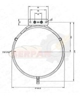 RESISTENCIA 3000W HORNO CONBEQ AGATHA-C NO TRAYS  VENIX T04MIS
