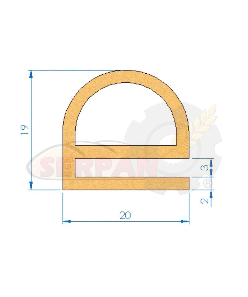 GOMA PUERTA HORNO TAGLIAVINI RT810