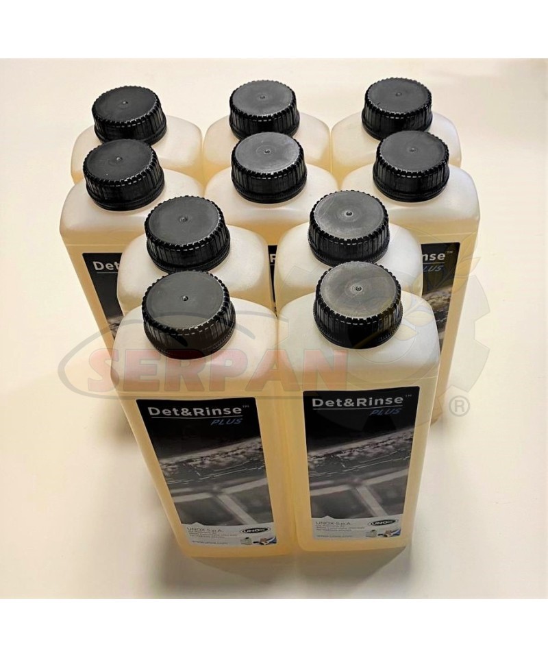 DETERGENTE HORNO UNOX DET&RINSE PLUS PACK 10x1L DB1050