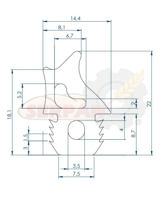 GOMA PARA PUERTA HORNO UNOX CHEFTOP CHEFLUX BAKERTOP BAKERLUX