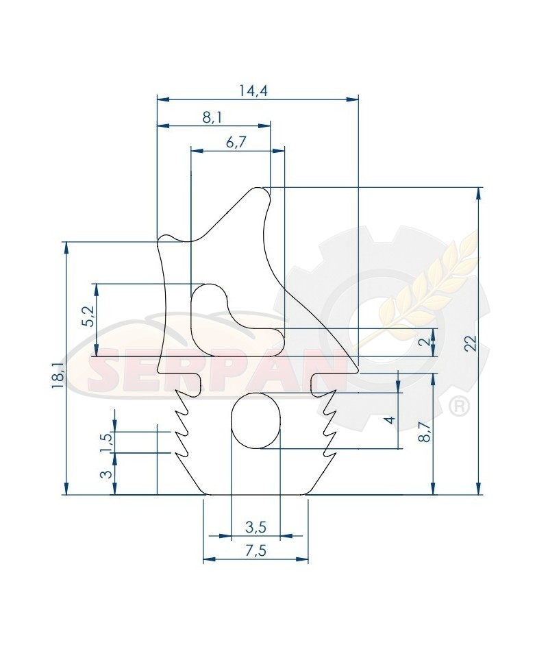 GOMA PARA PUERTA HORNO UNOX CHEFTOP CHEFLUX BAKERTOP BAKERLUX