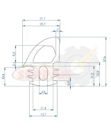 GOMA PUERTA HORNO WIESHEU 100068 B8 - E2 100858 B4 - E2  MIWE ECONO FP EC6.0604/60604