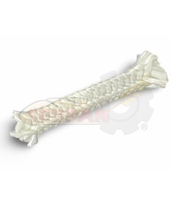 Junta de fibra VIDRIO cuadrada 14x14mm para sellado de calderas, puertas de hornos y todo tipo de sellado c