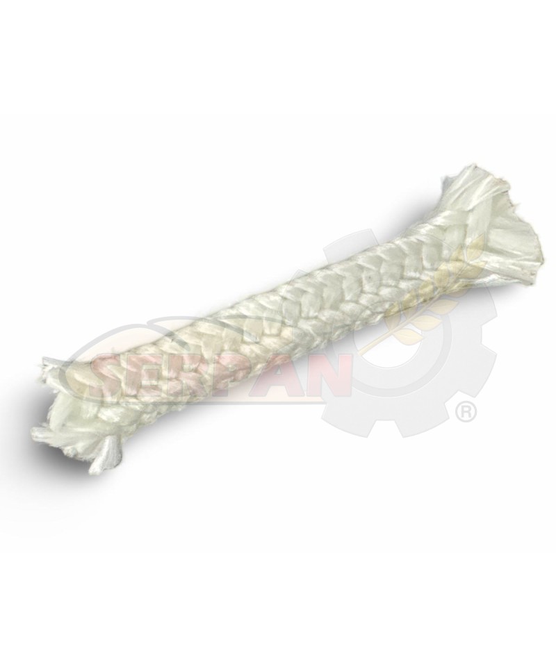 Junta de fibra VIDRIO cuadrada 14x14mm para sellado de calderas, puertas de hornos y todo tipo de sellado c